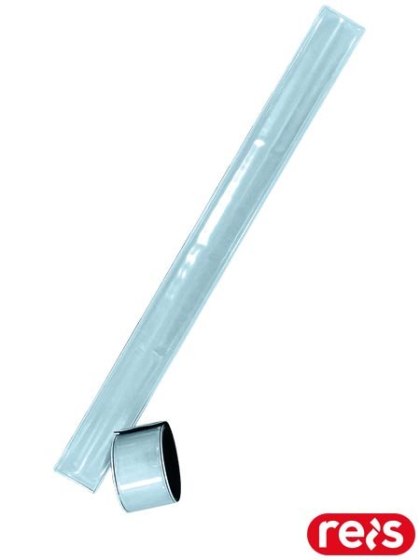 SAMOZACISKOWA ODBLASKOWA OPASKA, SZARA