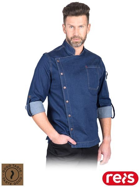 BLUZA KUCHARSKA Z JEANSU DŻINS AMOROSO