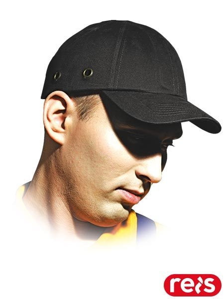 PRZEMYSŁOWY HEŁM LEKKI ANTYSKALPOWY BUMPCAP CZARNY