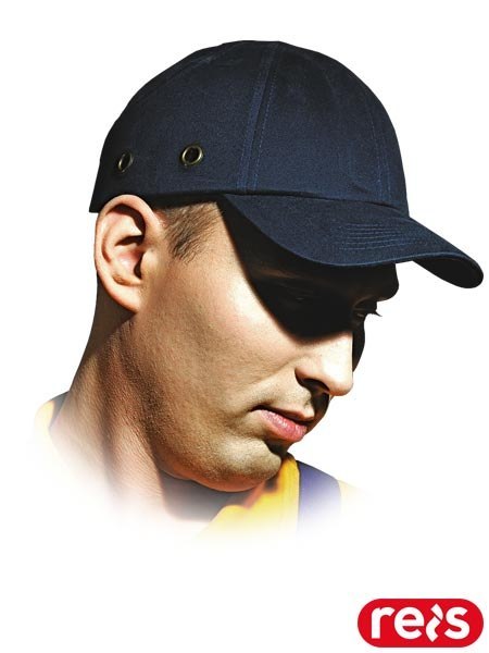 PRZEMYSŁOWY HEŁM LEKKI ANTYSKALPOWY BUMPCAP GRANATOWY