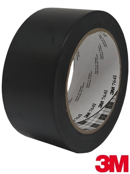 TAŚMA OSTRZEGAWCZA WINYLOWA DO ZNAKOWANIA, 33M, CZARNA