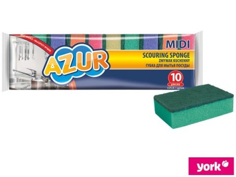 ZMYWAK KUCHENNY MIDI 10 SZT AZUR