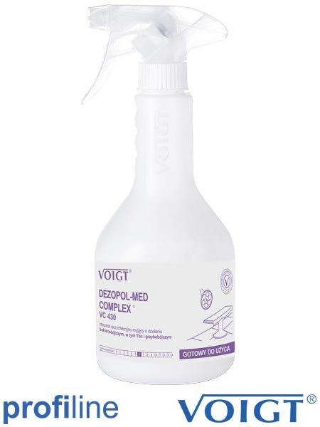 PREPARAT DO CZYSZCZENIA 8% VAT VOIGT DEZOPOL-MED AKTYWNE DZIAŁANIE BIOBÓJCZE 600ML