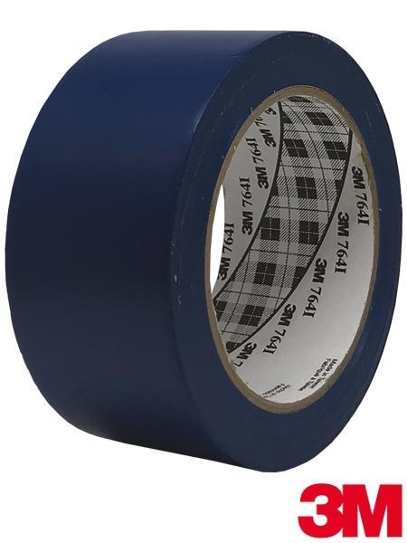 TAŚMA OSTRZEGAWCZA WINYLOWA DO ZNAKOWANIA, 33N, NIEBIESKA