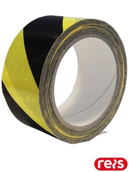 TAŚMA OSTRZEGAWCZA SAMOPRZYLEPNA ZÓŁTO-CZARNA