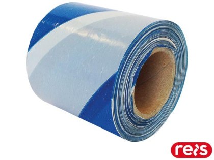 TAŚMA OSTRZEGAWCZA JEDNOSTRONNA BIAŁO-NIEBIESKA