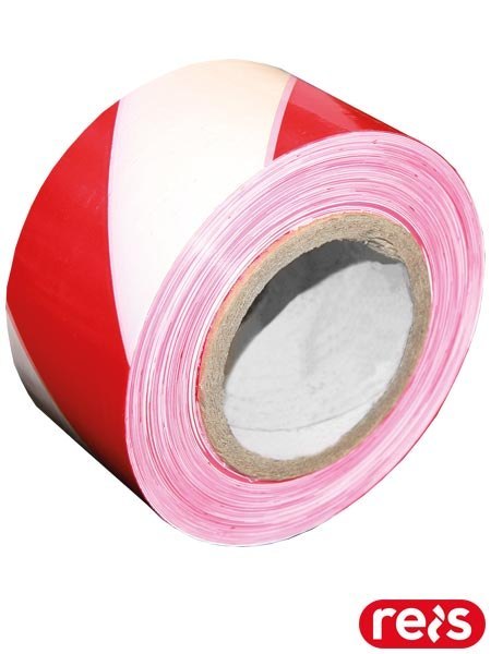 TAŚMA OSTRZEGAWCZA JEDNOSTRONNA BIAŁO-CZERWONA