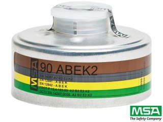 POCHŁANIACZ MSA TYP A2B2E2K2 DO PÓŁMASEK I MASEK ZE ZŁĄCZEM GWINTOWYM