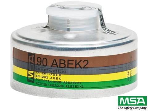 POCHŁANIACZ MSA TYP A2B2E2K2 DO PÓŁMASEK I MASEK ZE ZŁĄCZEM GWINTOWYM