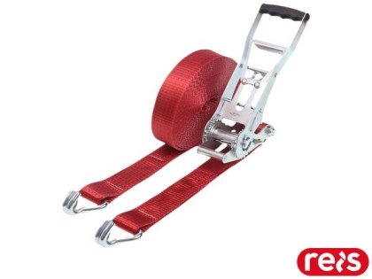 PAS TRANSPORTOWY MOCUJĄCY ERGO Z PODWÓJNĄ ZĘBATKĄ, NAPINACZ