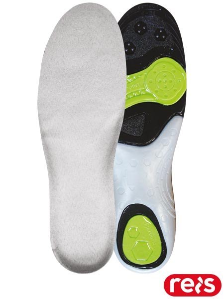 WKŁADKI DO BUTÓW SGEL ŻELOWA Z WELUREM