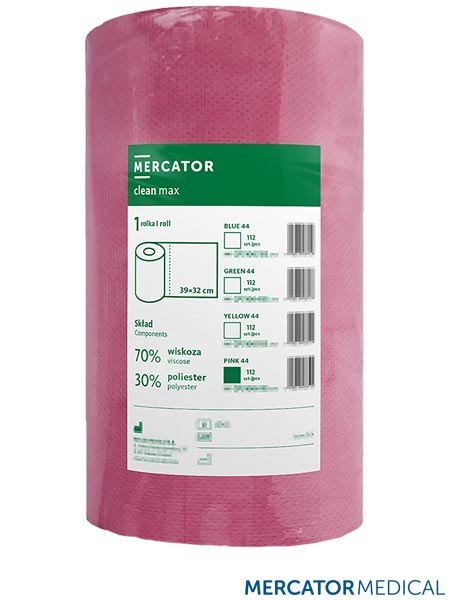 CZYŚCIWO MAX CLEAN Z WŁÓKNINY WISKOZOWO-POLIESTROWEJ RÓŻOWE