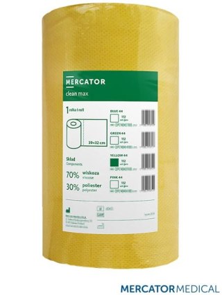 CZYŚCIWO MAX CLEAN Z WŁÓKNINY WISKOZOWO-POLIESTROWEJ ŻÓŁTE