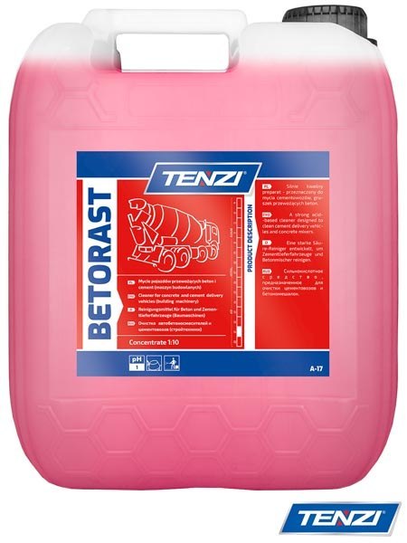 PREPARAT DO USUWANIA BETONU Z POJAZDÓW BETORAST