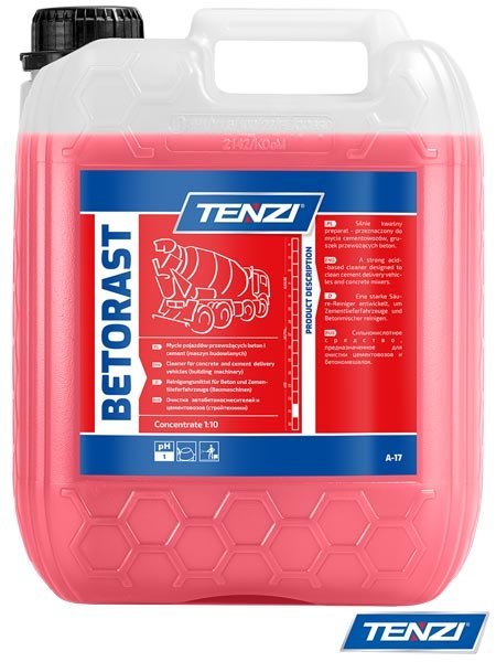 PREPARAT DO USUWANIA BETONU Z POJAZDÓW BETORAST