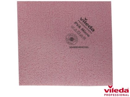 ŚCIERECZKA VILEDA PVA MICRO Z MIKROWŁÓKIEN IMPREGNOWANA CZERWONA