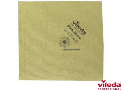 ŚCIERECZKA VILEDA PVA MICRO Z MIKROWŁÓKIEN IMPREGNOWANA ZÓŁTA