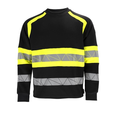 BLUZA OCHRONNA RAUTEX OSTRZEGAWCZA MĘSKA CZARNO-ZÓŁTA