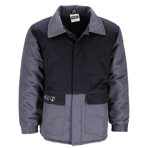 BLUZA OCHRONNA ANTYELEKTROSTATYCZNA TRUDNOPALNA WINSAFE OCIEPLANA, CHRONIĄCA PRZED CIEKŁYMI CHEMIKALIAMI