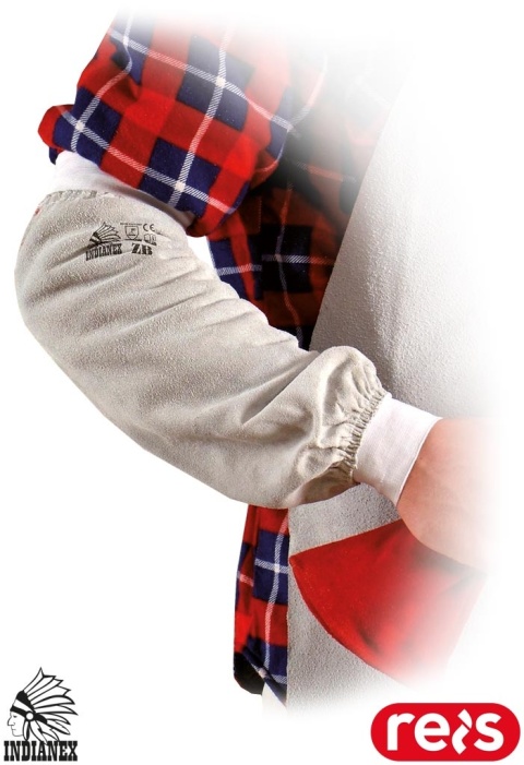 ZARĘKAWEK OCHRONNY SKÓRZANY DLA SPAWACZY, SPAWALNICZY DWOINA BYDLĘCA