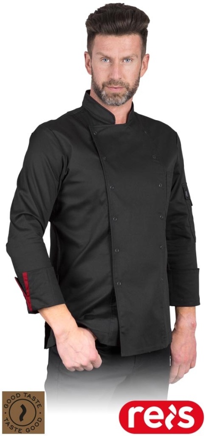 BLUZA KUCHARSKA OCHRONNA VOLTA ZAPINANA NA ZATRZASKI MĘSKA