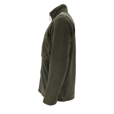 BLUZA Z POLARU OCHRONNA WALD DZIANINA POLAROWA, STÓJKA, ZAMEK