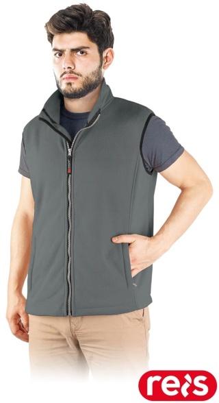 KAMIZELKA OCHRONNA V-HONEY POLAR BEZRĘKAWNIK SZARY MĘSKI