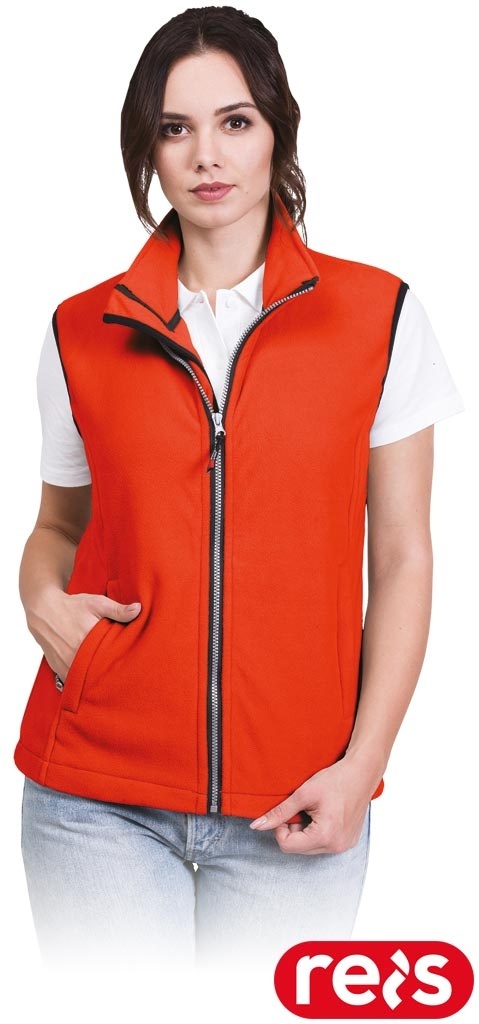 KAMIZELKA OCHRONNA V-HONEY POLAR DAMSKI BEZRĘKAWNIK POMARAŃCZOWY