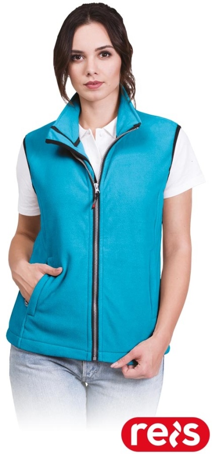 KAMIZELKA OCHRONNA V-HONEY POLAR DAMSKI BEZRĘKAWNIK JASNONIEBIESKI