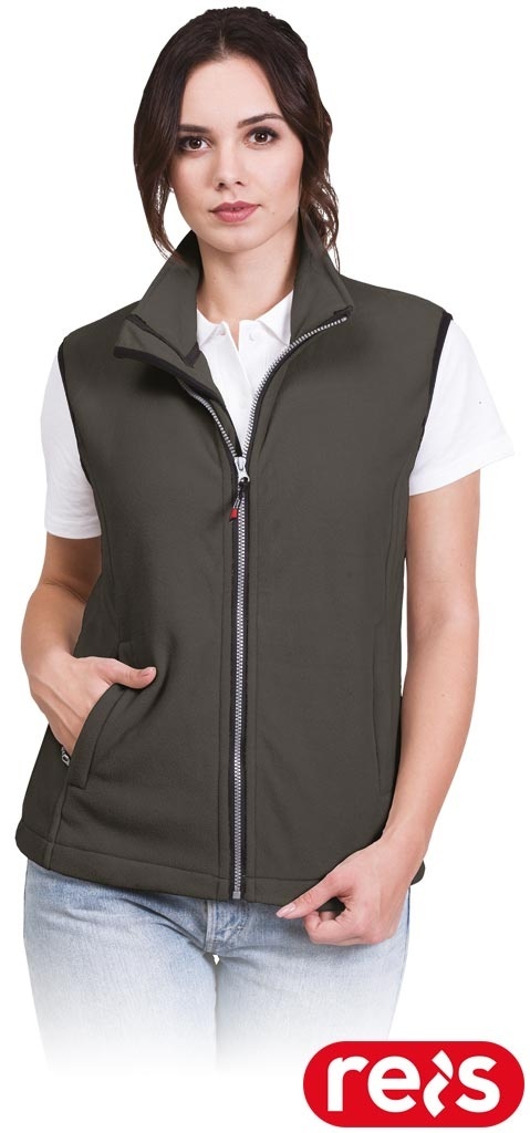 KAMIZELKA OCHRONNA V-HONEY POLAR DAMSKI BEZRĘKAWNIK CIEMNOSZARY