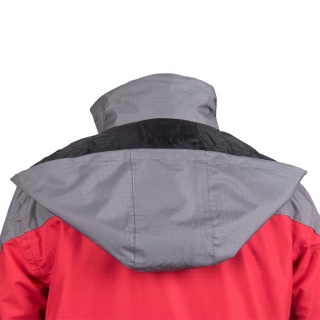 KURTKA OCHRONNA OCIEPLANA WIN-RED TKANINA TYPU RIP-STOP CZERWONO-SZARA