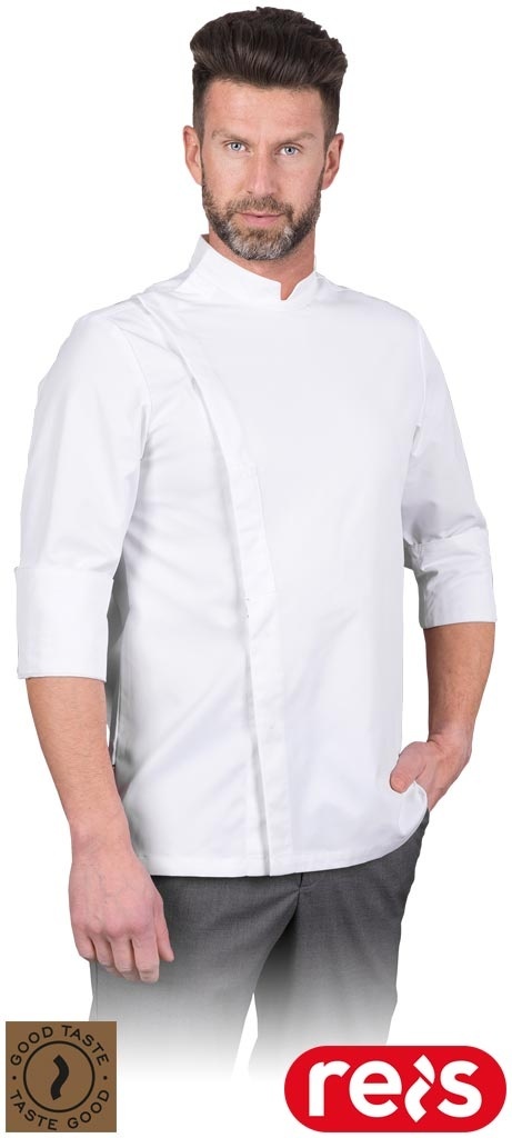 BLUZA KUCHARSKA OCHRONNA TANTO Z DŁUGIM RĘKAWEM BIAŁA