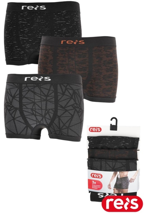 BOKSERKI BOXBIT TERMOAKTYWNE MIX CZARNE, BRĄZOWE, SZARE