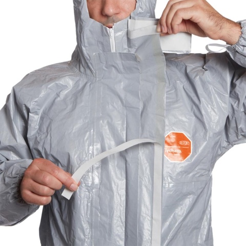 KOMBINEZON OCHRONNY TYCHEM TYCH-F-CHA5S OCHRONA PRZED SUBSTANCJAMI NIEORGANICZNYMI