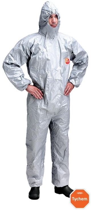 KOMBINEZON OCHRONNY TYCHEM TYCH-F-CHA5S OCHRONA PRZED SUBSTANCJAMI NIEORGANICZNYMI