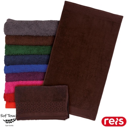 RĘCZNIK FROTTE INDIA 50X90 DO CODZIENNEGO UŻYTKU, FROTTE BRĄZOWY