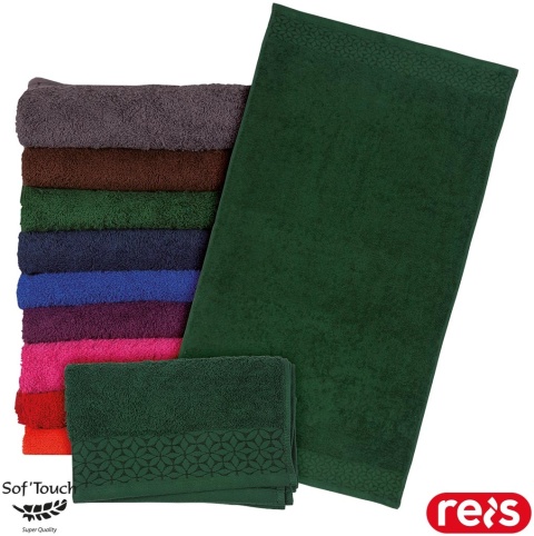 RĘCZNIK FROTTE INDIA 70X140, DO CODZIENNEGO UŻYTKU, FROTTE CIEMNOZIELONY