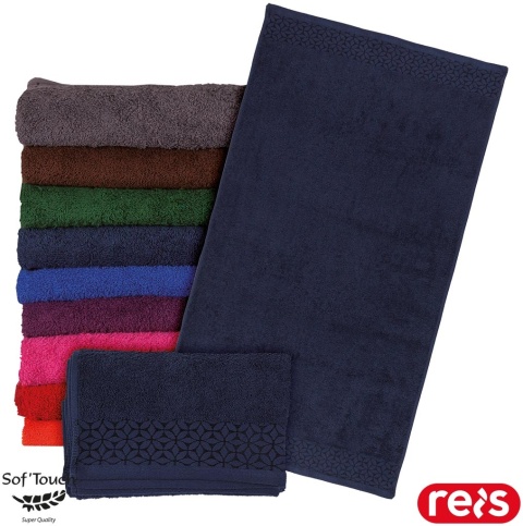 RĘCZNIK FROTTE INDIA 70X140, DO CODZIENNEGO UŻYTKU, FROTTE CIEMNONIEBIESKI