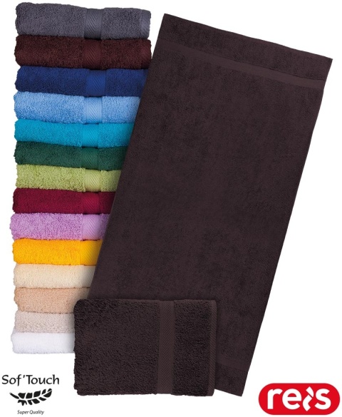RĘCZNIK FROTTE SOFT-50X90 TKANY, Z WYSOKIEJ JAKOŚCI FROTTE BRĄZOWY