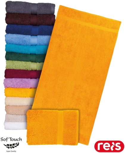 RĘCZNIK FROTTE SOFT-70X140 TKANY Z WYSOKIEJ JAKOŚCI FROTTE POMARAŃCZOWY