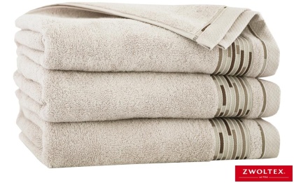 RĘCZNIK GRAFIK 50X90 BAWEŁNA EGIPSKA KRETA