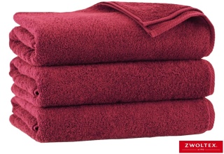 RĘCZNIK KIWI 50X100 BAWEŁNA EGIPSKA, MIĘKKI, GŁADKI, DELIKATNY, BORDOWY