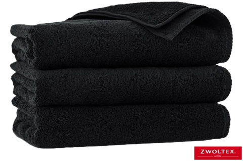 RĘCZNIK KIWI 50X100 BAWEŁNA EGIPSKA, MIĘKKI, GŁADKI, DELIKATNY, CZARNY