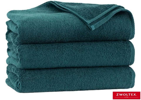 RĘCZNIK KIWI 70X140, BAWEŁNA EGIPSKA, MIĘKKI, GŁADKI, DELIKATNY, TURKUSOWY