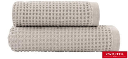 RĘCZNIK NATURAL 50X100, BAWEŁNA EGIPSKA. WAFEL SZARY