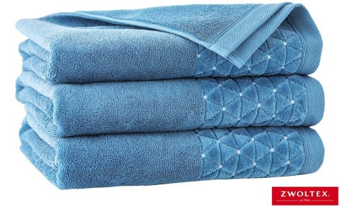 RĘCZNIK OSCAR 70X140 BAWEŁNA EGIPSKA, MIĘKKI, CHŁONNY NIEBIESKI