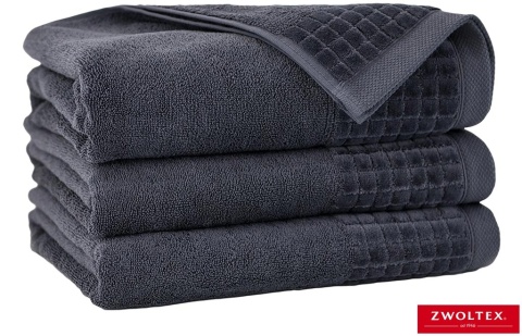 RĘCZNIK PAULO 50X100 BAWEŁNA EGIPSKA, TECHNOLOGIA ANTIBACTERIAL BIO ACTIVE SILVER GRAFITOWY