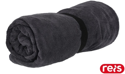 RĘCZNIK SPOFI 60x160 Z MIKROFIBRY SPORTOWY SZARY