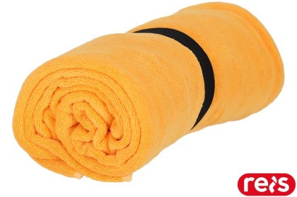 RĘCZNIK SPOFI 60x160 Z MIKROFIBRY POMARAŃCZOWY