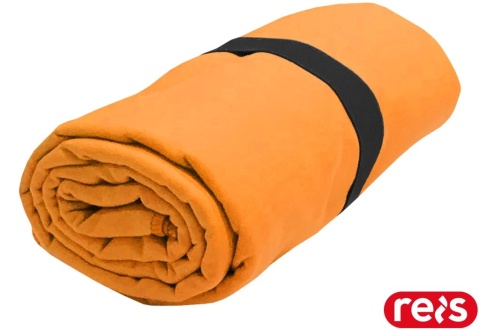 RĘCZNIK SPORT 80x150 Z MIKROFIBRY POMARAŃCZOWY